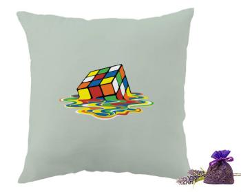 Levandulový polštář Melting rubiks cube