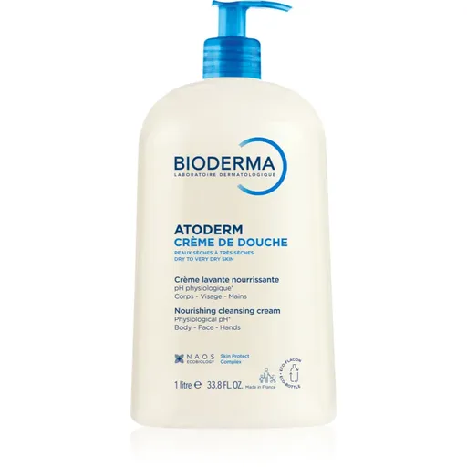 Bioderma Atoderm Sprchový Krém výživný sprchový krém pro normální až suchou citlivou pokožku 1000 ml