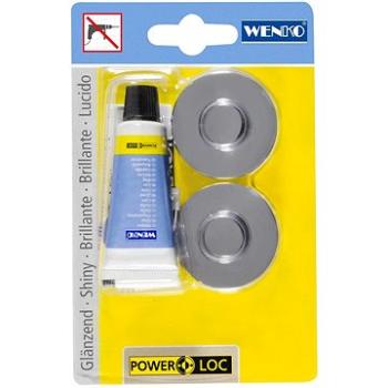 WENKO BEZ VRTÁNÍ PowerLoc Lepicí sada nerez pro Premium, Classic, kovově lesklá (z20645100)