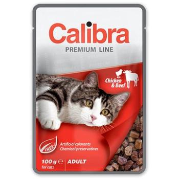 Calibra Premium Cat Adult kapsička Kuře & Hovězí 100 g (8594062084846)