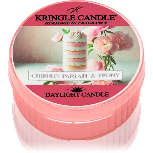Kringle Candle Chiffon Parfait & Peony čajová svíčka 42 g