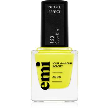 emi E.MiLac Gel Effect Ultra Strong lak na nehty s gelovým efektem bez použití UV/LED lampy odstín Sour Bite #153 9 ml