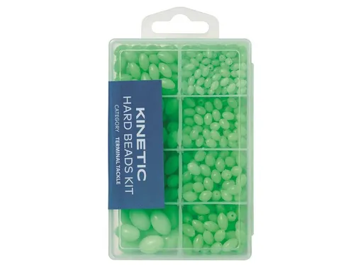 Kinetic Luminiscenční korálky Hard Beads Kit - Green/Glow,Kinetic Luminiscenční korálky Hard Beads Kit - Green/Glow
