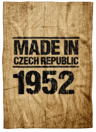 Deka Made In (rok: 1952, Podšití beránkem: NE)