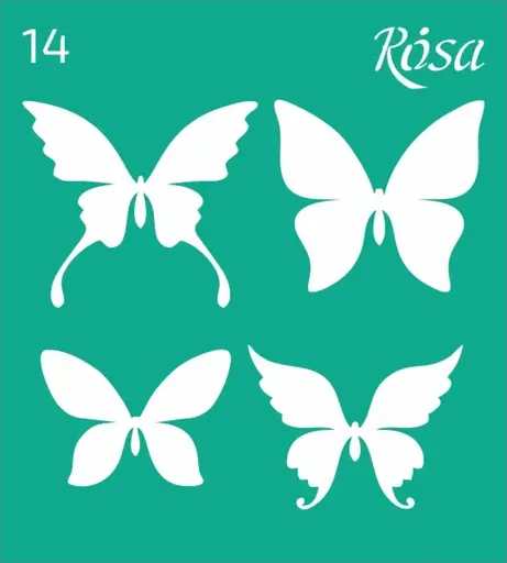 Šablona opakovatelně samolepicí 9x10cm – 14