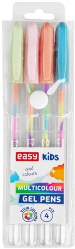 EASY KidsMULTICOLOUR Sada vícebarevných gelových per, 4 ks