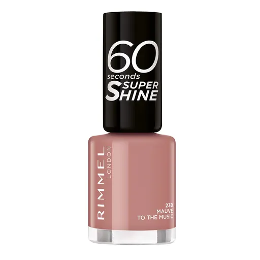 Rimmel Lak na nehty 60 Seconds Super Shine 8 ml 230 Mauve to the Music
