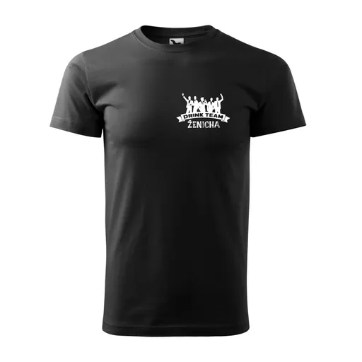 Bontis Tričko DRINK TEAM II - Černá | L