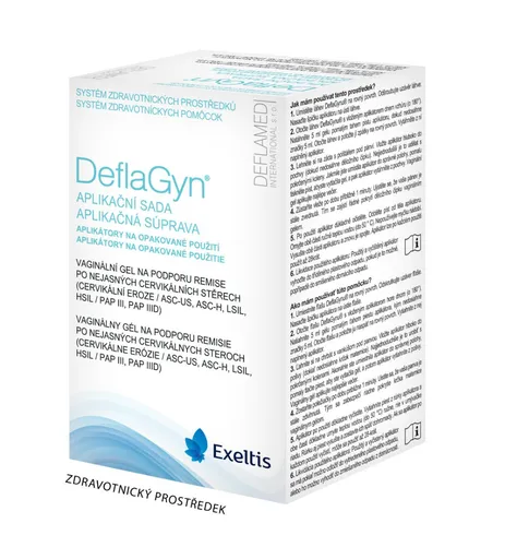 DeflaGyn Aplikační sada vaginální gel 150 ml + 2 aplikátory