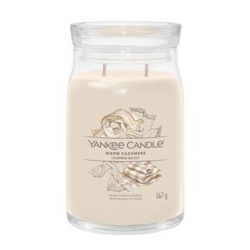 Yankee Candle Aromatická svíčka Signature sklo velké Warm Cashmere 567 g