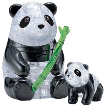 HCM Kinzel 3D Crystal puzzle Panda s mládětem 51 dílků (4018928591797)