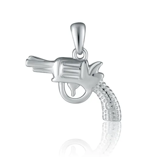 JVD Moderní stříbrný přívěsek Revolver SVLP0615XH20000