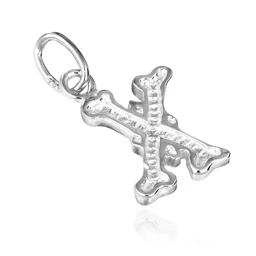 Přívěsek ze stříbra 925 - ozdobné písmeno X