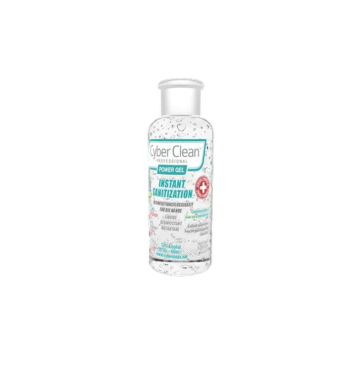 CyberClean POWER GEL - instant liquid sanitizer 2 oz / 60 ml (47030)