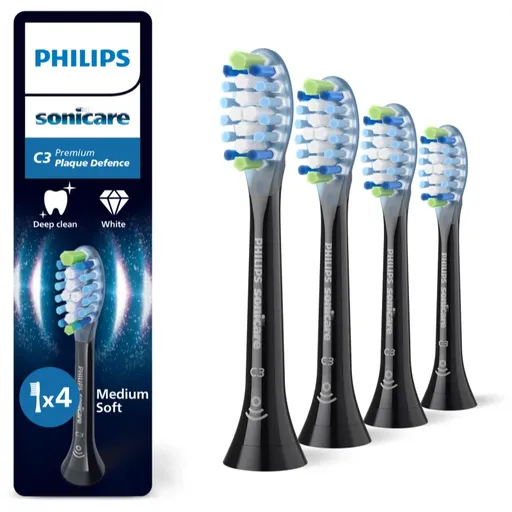 Philips Sonicare Premium Plaque Defense HX9044/88 náhradní hlavice pro zubní kartáček 4 ks