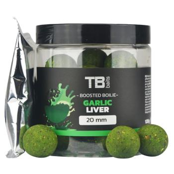 Tb baits boosterované boilie garlic liver 120 g - 16 mm