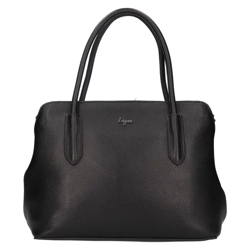 Dámská kožená kabelka Lagen Dorthe - černá