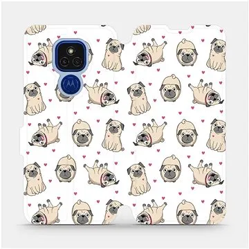 Flipové pouzdro na mobil Motorola Moto E7 Plus - M097P Mopsíci (5903516383498)