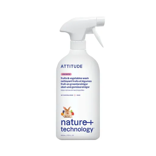 ATTITUDE Čistič na ovoce a zeleninu 800 ml