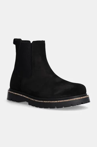 Semišové kotníkové boty Birkenstock Highwood Slip On Mid