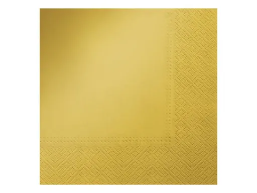 Ubrousek P 33x33 jednobarevné ZLATÉ SDL552409