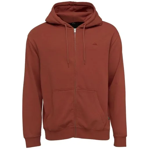 Quiksilver SALT WATER ZIP HOODIE Pánská mikina, hnědá, velikost