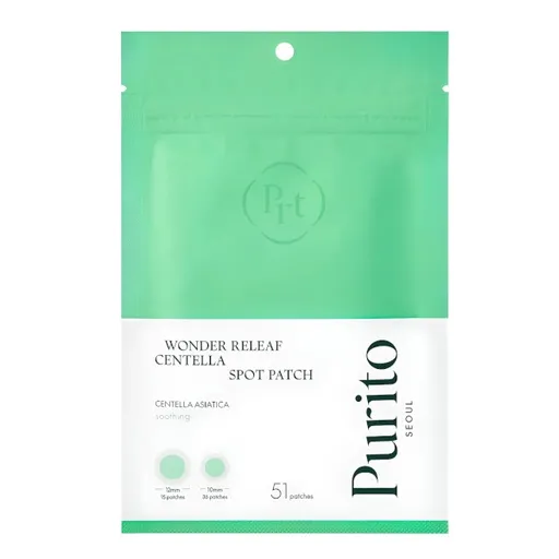 PURITO Náplasti na pupínky Centella (Spot Patch) 51 ks