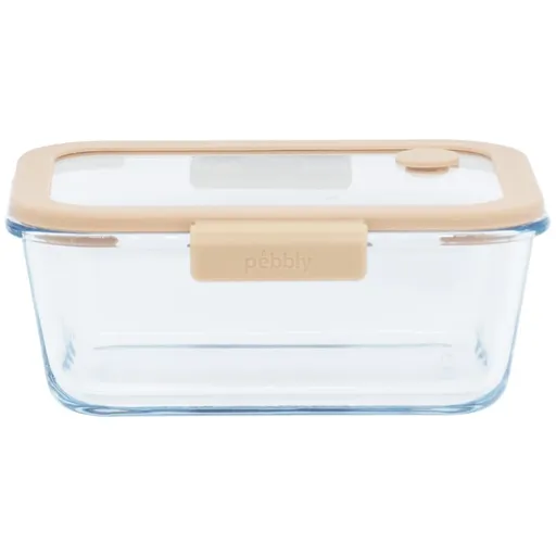 Box na potraviny PKV-055 1,9 l, vakuovací, sklo, Pebbly