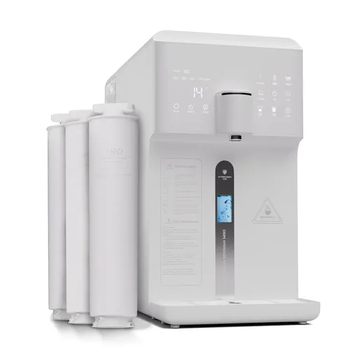 Klarstein AquaFina 6L, čistička vody, 5-stupňová filtrace, objem 6 l, HD dotykový displej, 6 teplot vody, bíl