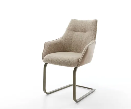 Jídelní židle Alja-Flex s područkami konzolová podnož plochá