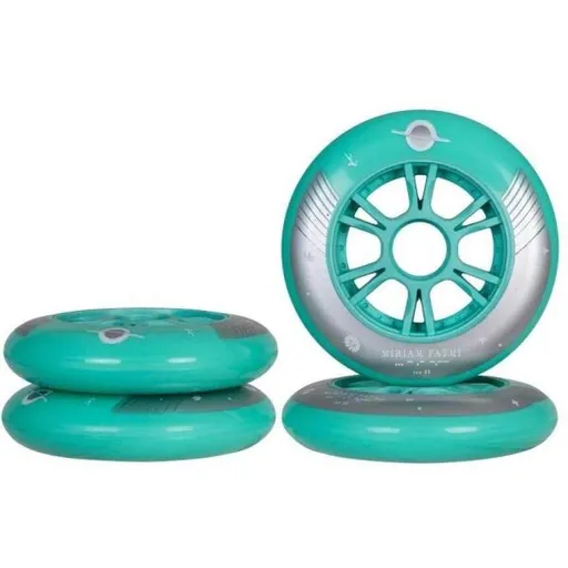 Powerslide UNDERCOVER MOVIES MIRIAM FATMI (4KS) Bruslařská kolečka, zelená, velikost