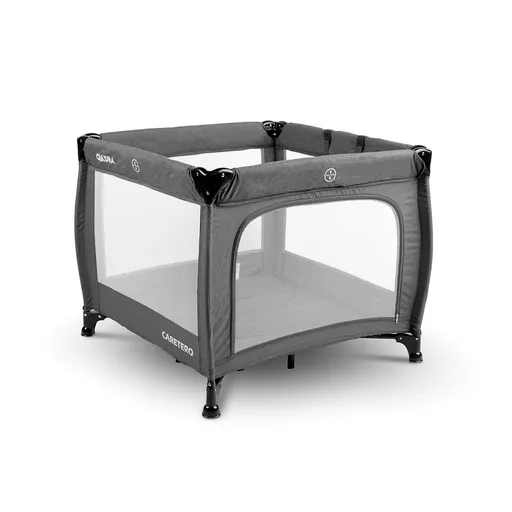Caretero Dětská skládací ohrádka Quadra - grafit