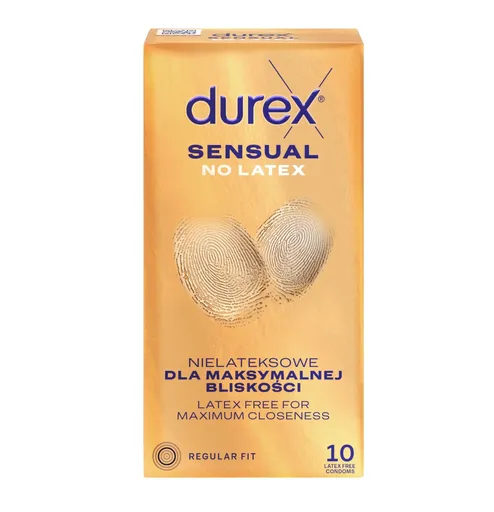 Durex Sensual No Latex kondomy 10 ks