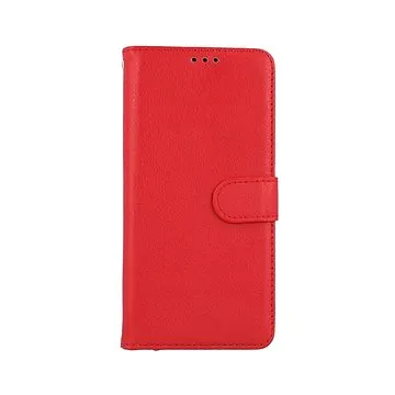 TopQ Xiaomi Redmi Note 10 knížkové červené s přezkou 59914 (Sun-59914)