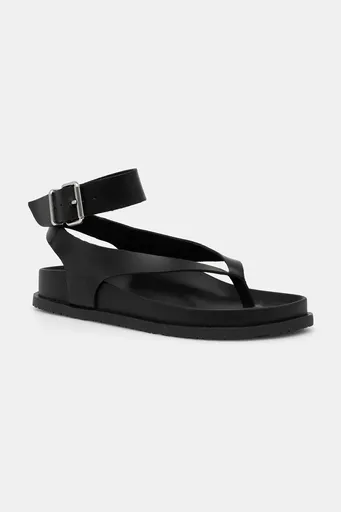Kožené sandály Tommy Jeans TJW ANKLE STRAP SANDAL