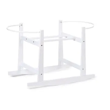 CHILDHOME Houpací stojan pro košík na miminko White (5420007155438)