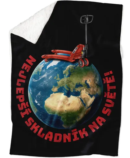 Deka Nejlepší skladník – paleťák (Podšití beránkem: ANO)