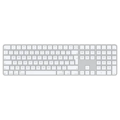 Apple Magic Keyboard Numeric Touch ID/Bezdrátová Bluetooth/IE layout/Bílá