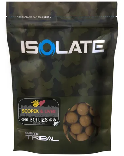 Shimano boilie isolate scopex liver - 15 mm 1 kg
