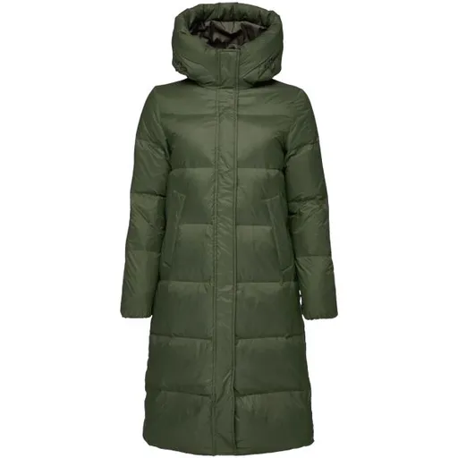 Lotto LAVENDER Dámský dlouhý prošívaný kabát, khaki, velikost