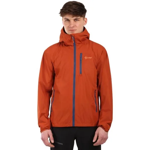 KILPI SONNA Pánská outdoorová bunda, hnědá, velikost