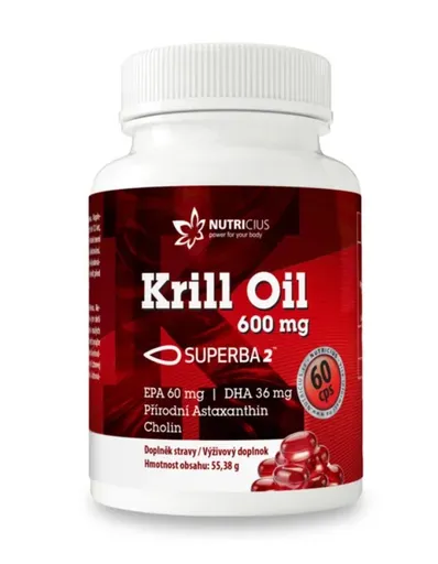 Nutricius Krill oil 600 mg Superba2 60 kapslí