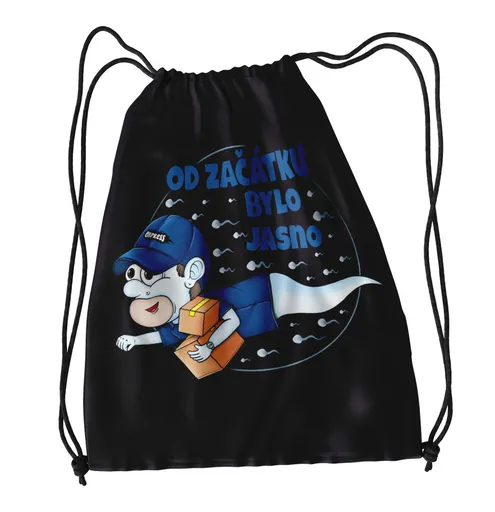 Vak na záda Kurýrská spermie