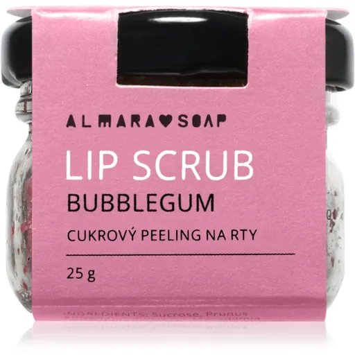 Almara Soap Scrub cukrový peeling na rty Bubblegum 25 g