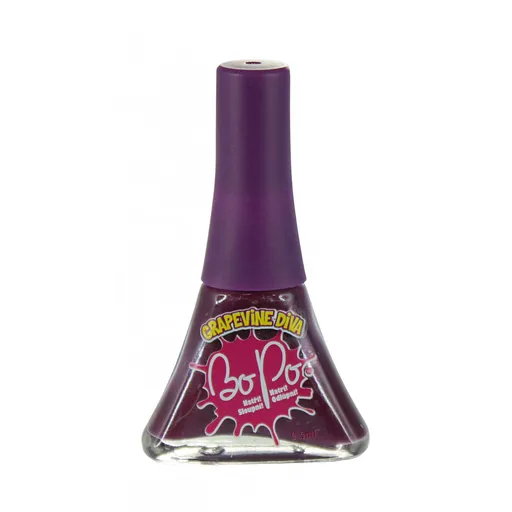 Bo-Po lak na nehty tmavě fialový s vůní grapevine diva