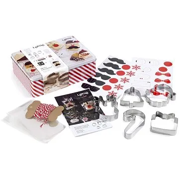 LEKUE Dárková sada Vánočních vykrajovacích forem Lékué Christmas Cookies Kit (3000095SURM017)