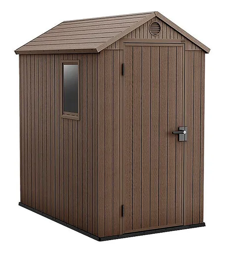 Zahradní domek plocha 126 x 183 cm (hnědá)