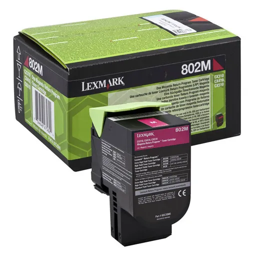 LEXMARK 80C0S20 - originální toner, azurový, 2000 stran