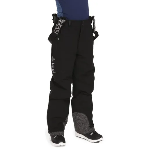 KILPI MIMAS Dětské lyžařské kalhoty, černá, velikost