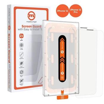 Mobile Origin Screen Guard iPhone 12 Pro / 12 s aplikátorem 2 pack (SGA-i12Pro-2pk)